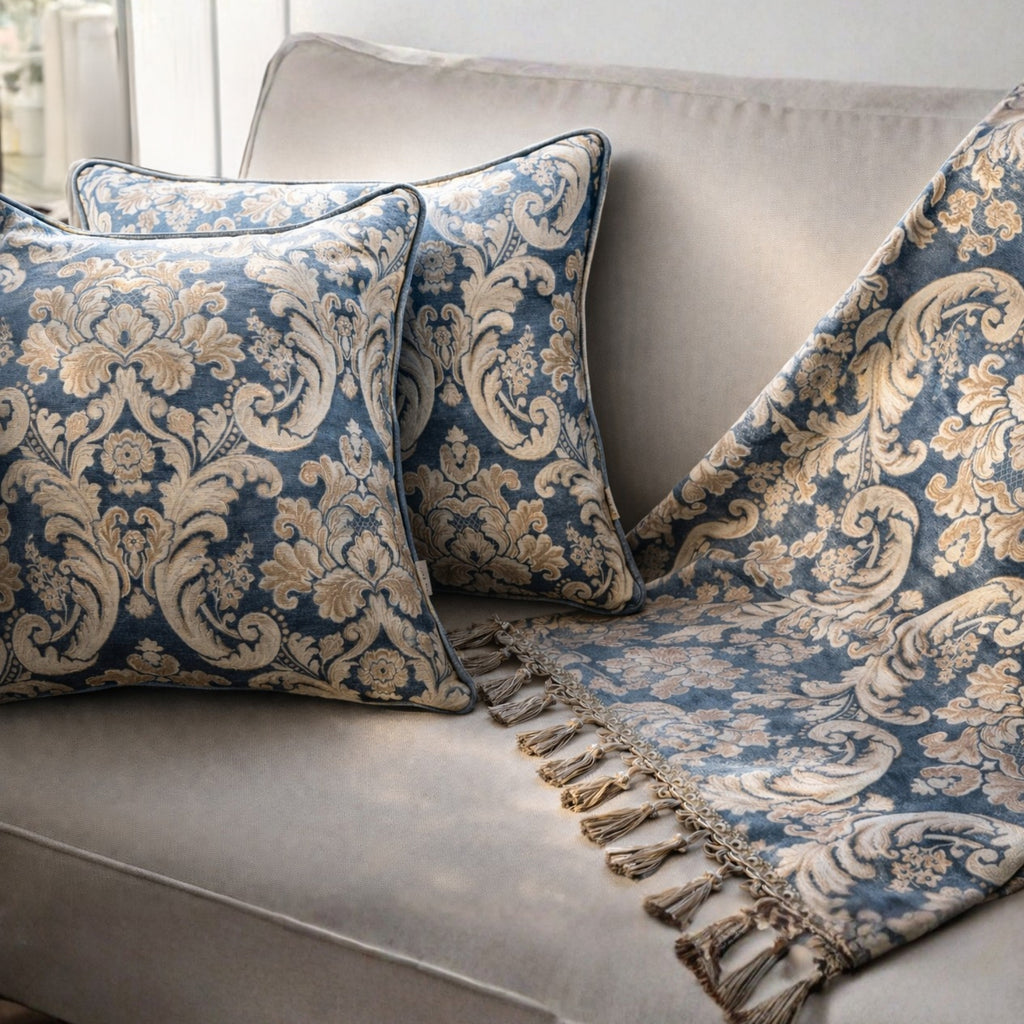 Baroque Damask Desen Kırlent 49X49