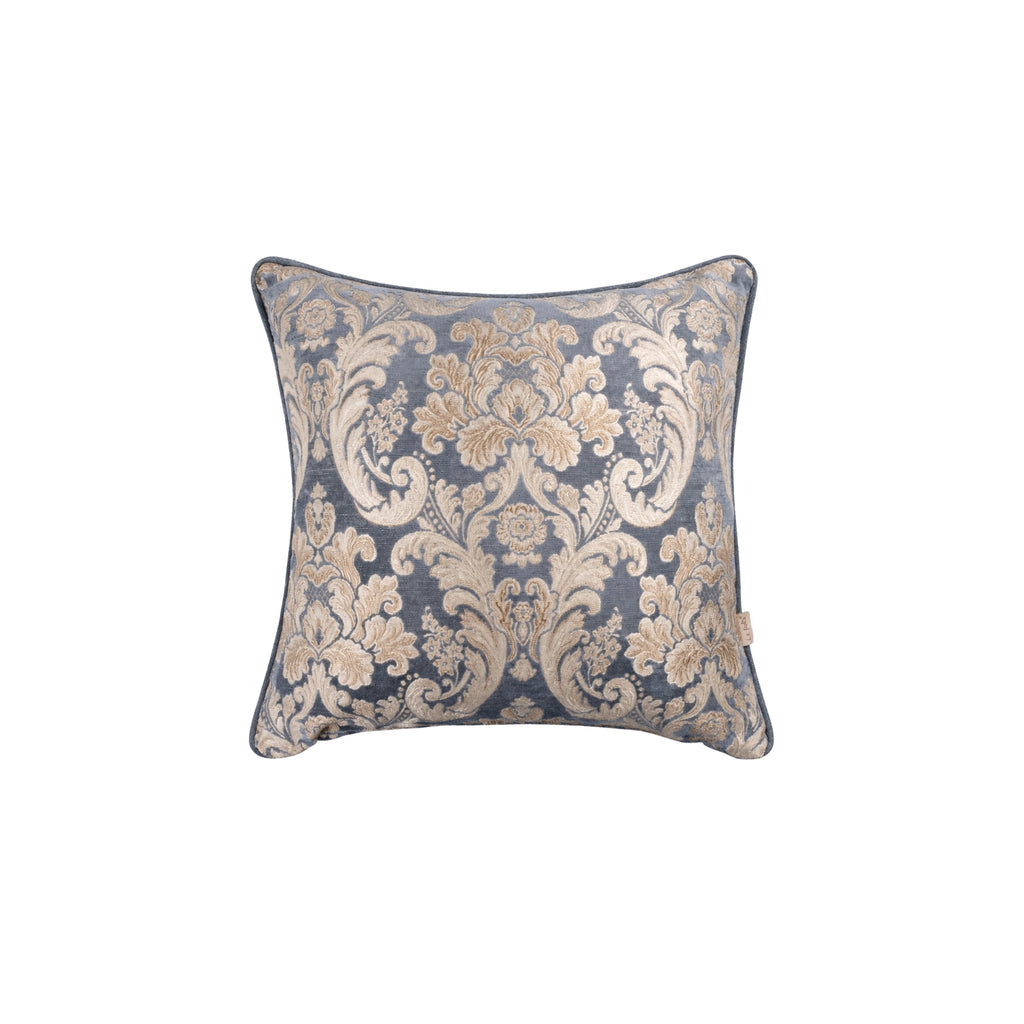 Baroque Damask Desen Biyeli Kırlent 45X45