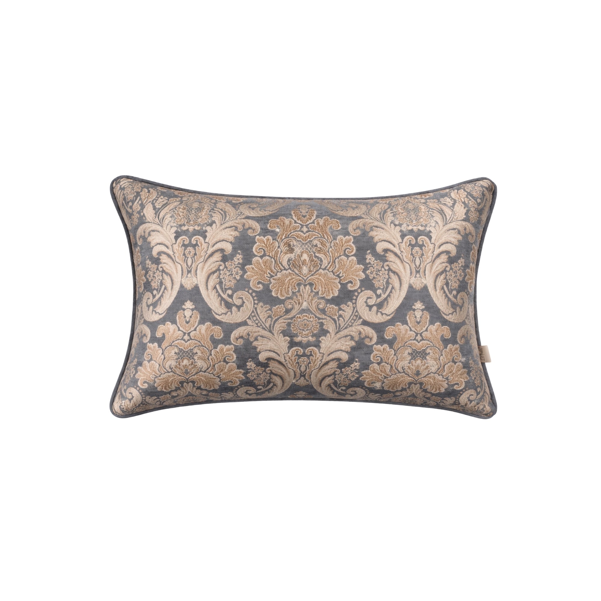 Baroque Damask Desen Biyeli Kırlent 40X60