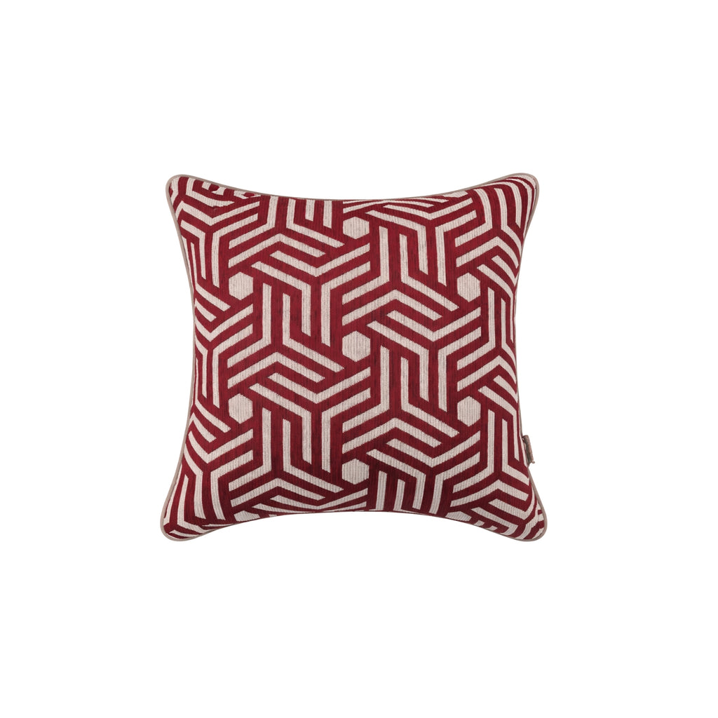 Linea Bordo Geometrik Desenli Kırlent 50X50