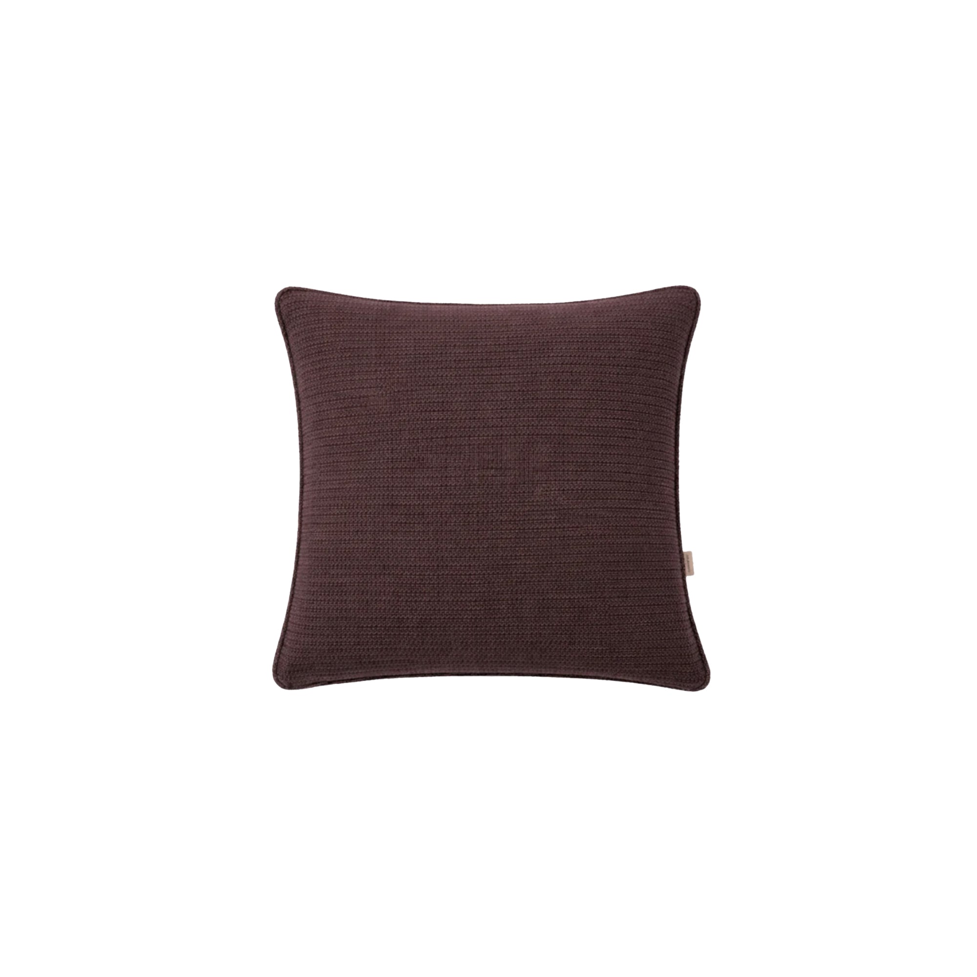 Pure Kahverengi Dokulu Düz Kırlent 50X50
