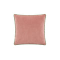 Yeşil Biyeli Pembe Şönil Kırlent 50X50