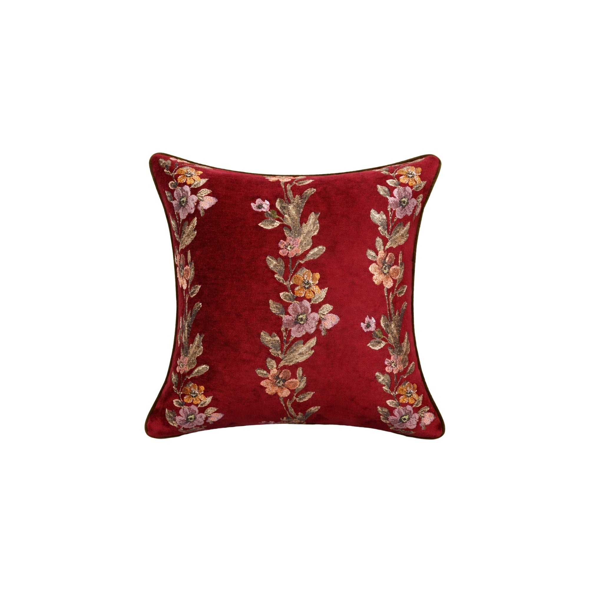Roselle Serisi Çiçek Desenli Kırlent 45X45