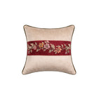 Roselle Serisi Çiçek Desenli Çift Renk Kırlent 45X45
