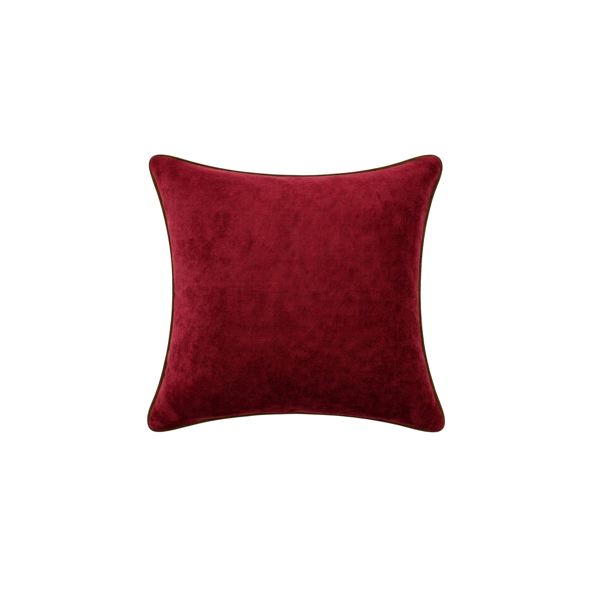 Roselle Serisi Bordo Viskon Kırlent 45X46