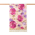 Renkli Büyük Çiçekli Püsküllü Runner 50X130