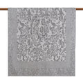 Gri Beyaz Koltuk Şalı 130X144 cm