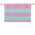 Açık Gri Mavi Mor Lila Çok Renkli Koltuk Şalı 134X165 cm