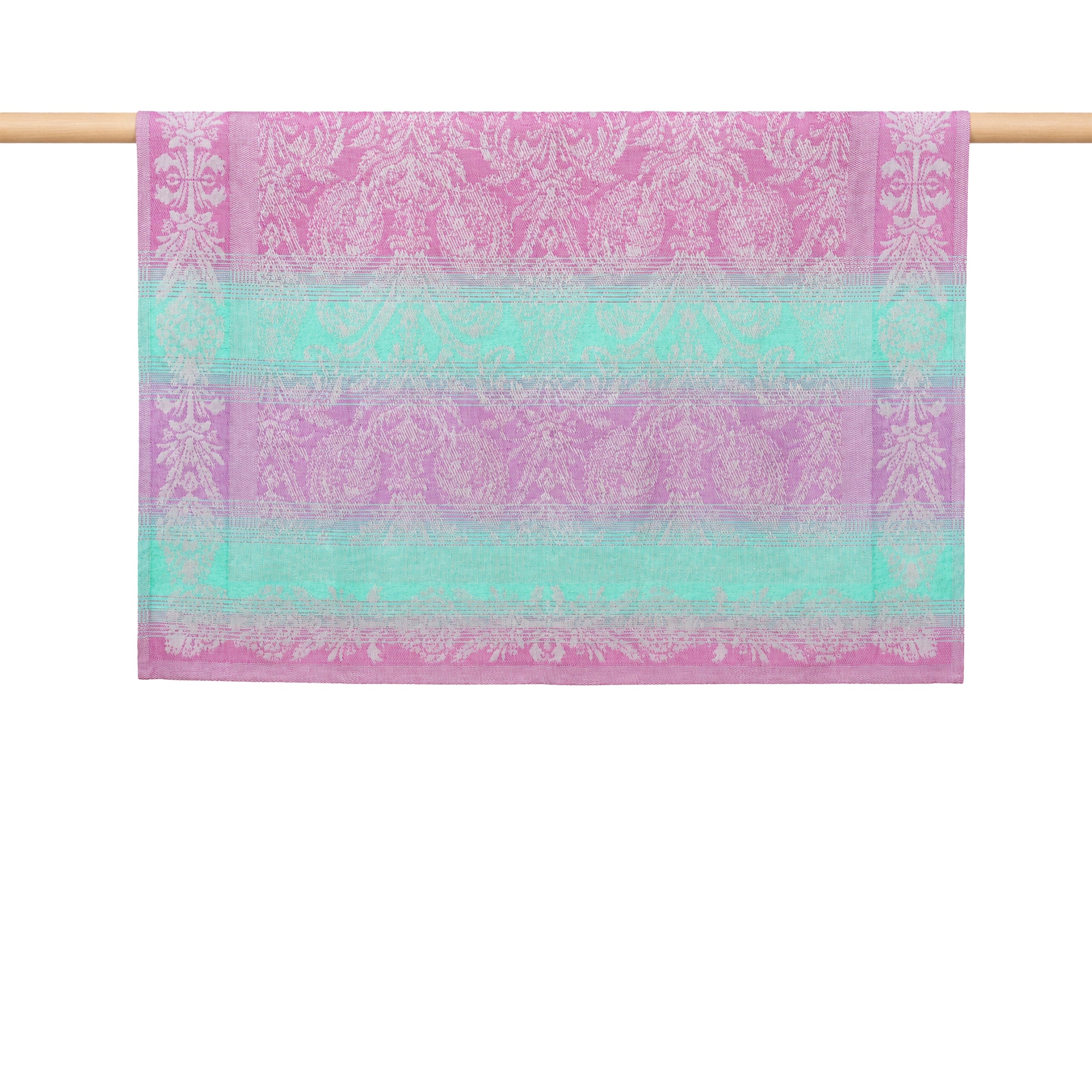 Açık Gri Mavi Mor Lila Çok Renkli Koltuk Şalı 134X165 cm