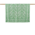 Açık Gri Yeşil Damask Desenli Koltuk Şalı 134X166 cm