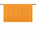 Turuncu Sarı Damask Koltuk Şalı 128X130 cm